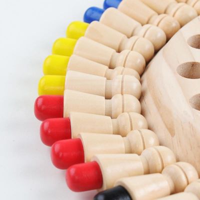 шахматы Matchstick памяти игрушек младенца 5.5cm деревянные Montessori