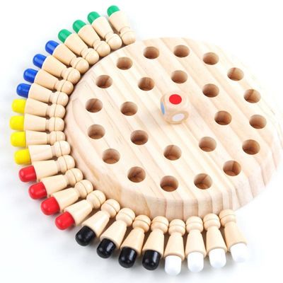 шахматы Matchstick памяти игрушек младенца 5.5cm деревянные Montessori