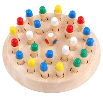 шахматы Matchstick памяти игрушек младенца 5.5cm деревянные Montessori