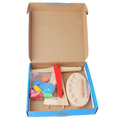 Весить масштаб баланса Montessori игрушки масштаба баланса 10CM деревянный