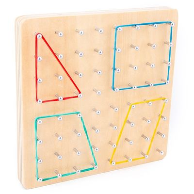 Учебное пособие Montessori игрушек ногтя 16.5cm связи деревянное уча