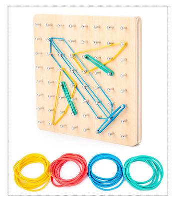 Учебное пособие Montessori игрушек ногтя 16.5cm связи деревянное уча