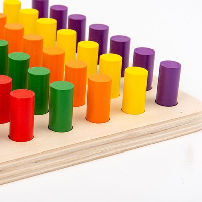 Младенец ISO9001 воспитательный деревянный Montessori забавляется деревянные шахматы Matchstick памяти