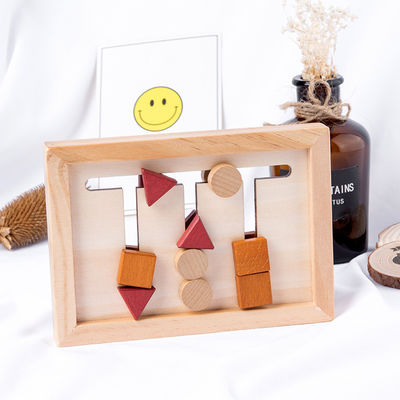 математик игрушек младенца 2cm игра деревянных Montessori геометрическая Preschool уча