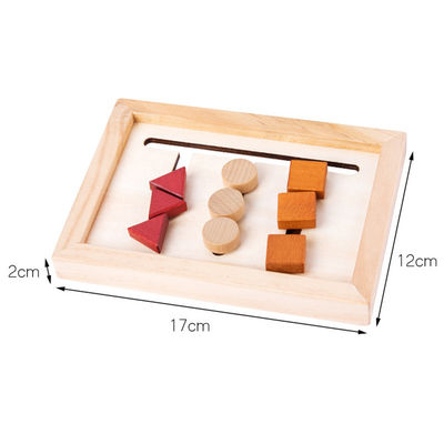 математик игрушек младенца 2cm игра деревянных Montessori геометрическая Preschool уча