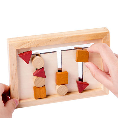 математик игрушек младенца 2cm игра деревянных Montessori геометрическая Preschool уча