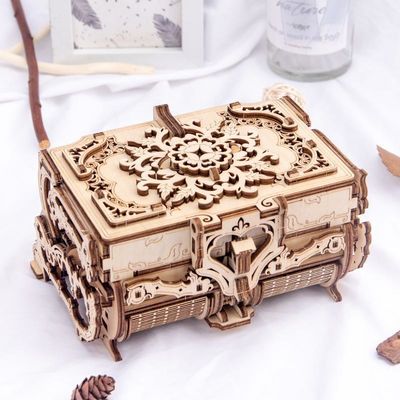 Головоломки 3d механических деревянных головоломок личности 3.94in деревянные механические