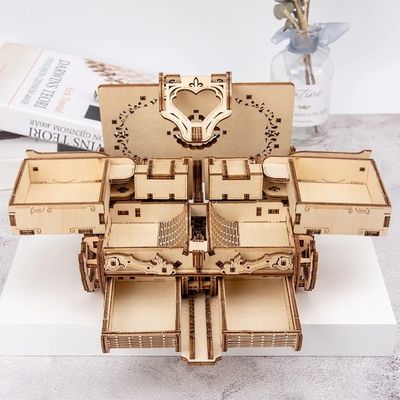 Головоломки 3d механических деревянных головоломок личности 3.94in деревянные механические