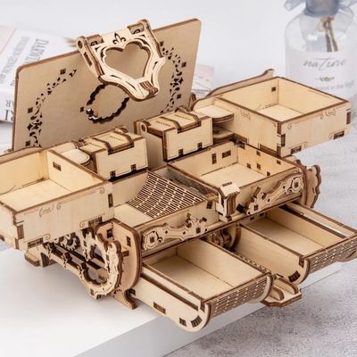 Головоломки 3d механических деревянных головоломок личности 3.94in деревянные механические