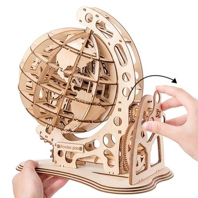 вечная деревянная головоломка блока 3D забавляется деревянная механическая модель