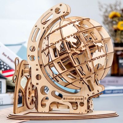вечная деревянная головоломка блока 3D забавляется деревянная механическая модель