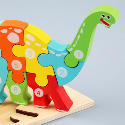 Куб 0.9cm головоломки блока Montessori говоря по буквам деревянный воспитательное