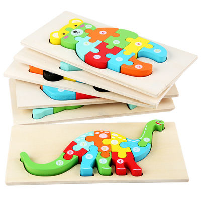 Куб 0.9cm головоломки блока Montessori говоря по буквам деревянный воспитательное