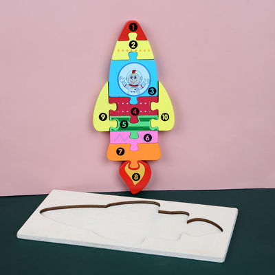 Куб 0.9cm головоломки блока Montessori говоря по буквам деревянный воспитательное