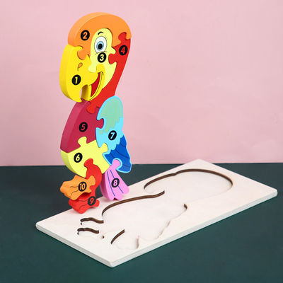 Куб 0.9cm головоломки блока Montessori говоря по буквам деревянный воспитательное