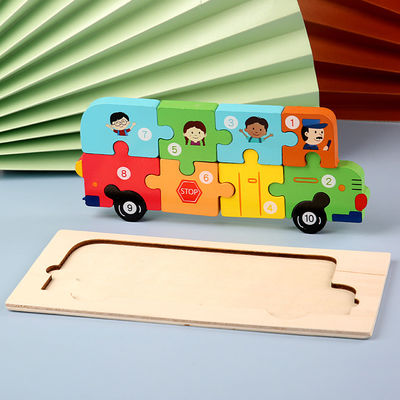 Куб 0.9cm головоломки блока Montessori говоря по буквам деревянный воспитательное
