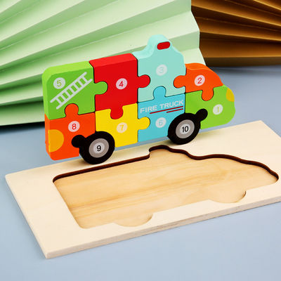 Куб 0.9cm головоломки блока Montessori говоря по буквам деревянный воспитательное