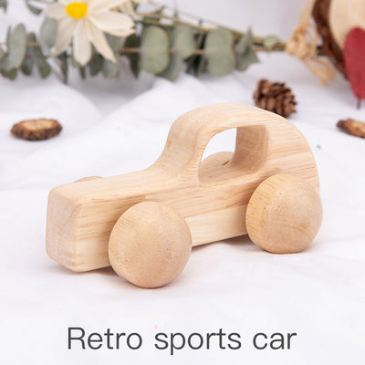 Полиция Montessori игрушки автомобиля ISO9001 бука Unisex деревянная