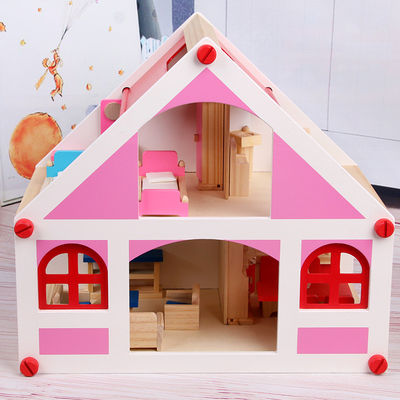 миниатюра  DIY мебели кукольного домика Касы 37.5cm винтажная деревянная