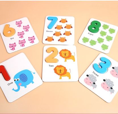 Нетоксическое 15cm Montessori считая доску умножения доски деревянную