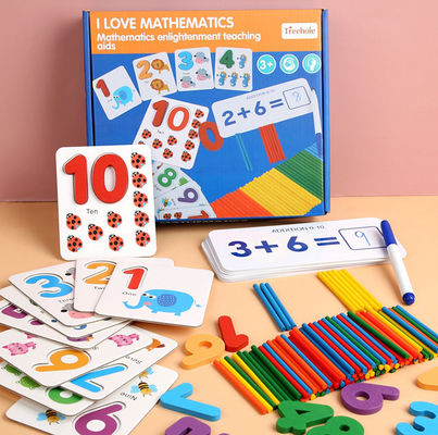 Нетоксическое 15cm Montessori считая доску умножения доски деревянную