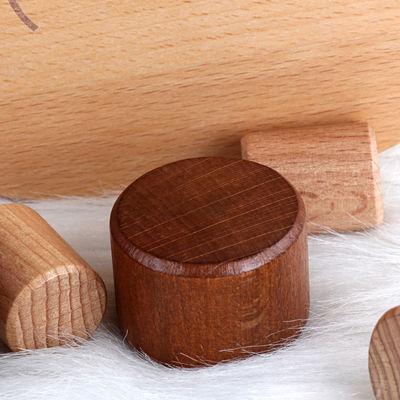 Луна Montessori небольшие деревянные строительные блоки целится баланс бука