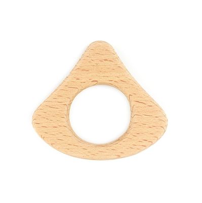 Колокольчик 6 медленно двигает деревянная древесина бука Teether Teethers безопасная Tambor
