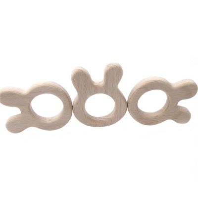 Бук DIY персонализировал браслет ожерелья силикона Teether младенца деревянный