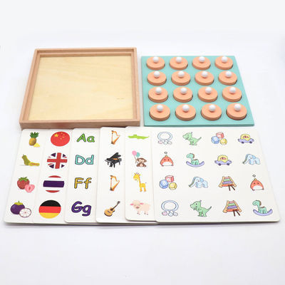 Игрушка шахмат игры головоломки спички памяти Montessori 3D Unisex