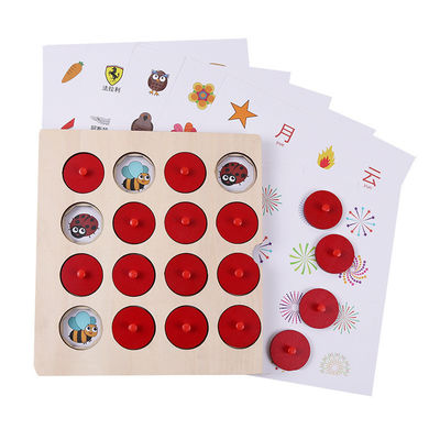 Игрушка шахмат игры головоломки спички памяти Montessori 3D Unisex