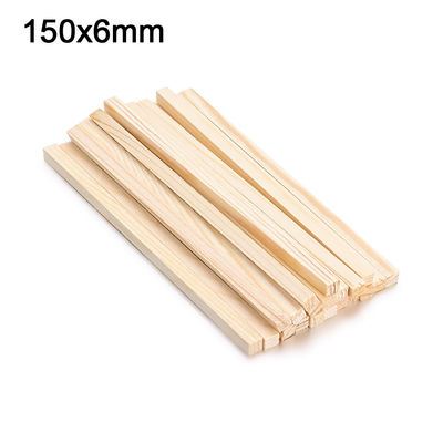 Считающ незаконченные деревянные ремесла 30Pcs придают квадратную форму деревянным штангам