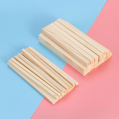 Считающ незаконченные деревянные ремесла 30Pcs придают квадратную форму деревянным штангам