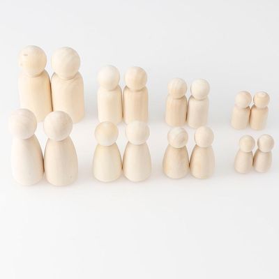 Куклы колышка ремесла 100Pcs деревянные прикрывают картину ISO9001