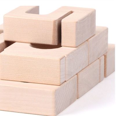 Номер Jenga баланса деревянный преграждает строительные блоки игрушек 16cm слон деревянные