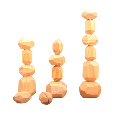младенца игрушек блоков 5cm 36pcs цифров блоки деревянного геометрические штабелируя