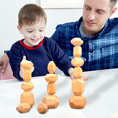 младенца игрушек блоков 5cm 36pcs цифров блоки деревянного геометрические штабелируя