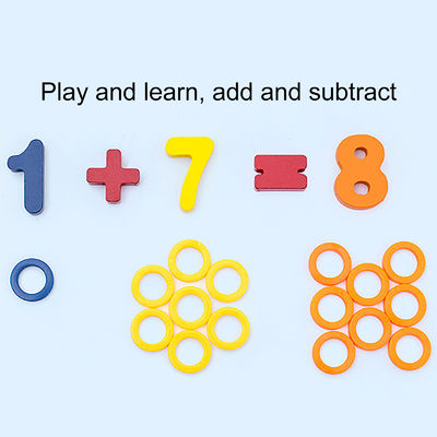 Младенец Montessori рыбной ловли математики воспитательный деревянный забавляется 15cm