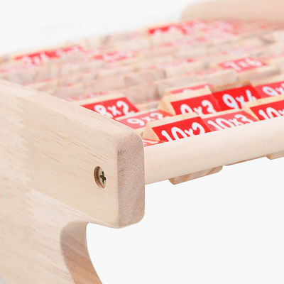 Игрушка Montessori нетоксического умножения таблицы арифметическая считая деревянные блоки