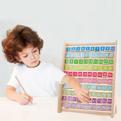 Игрушка Montessori нетоксического умножения таблицы арифметическая считая деревянные блоки
