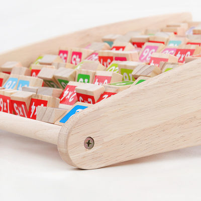 Игрушка Montessori нетоксического умножения таблицы арифметическая считая деревянные блоки