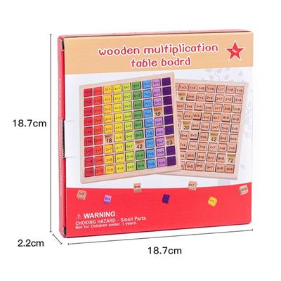 Montessori 0.59in абакус таблицы игрушки математики 99 номеров деревянный считая игрушку