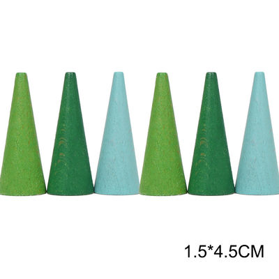 игрушки Montessori штабелеукладчика радуги 6pcs воспитательные деревянные