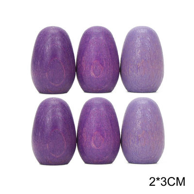 игрушки Montessori штабелеукладчика радуги 6pcs воспитательные деревянные