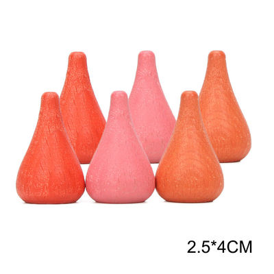 игрушки Montessori штабелеукладчика радуги 6pcs воспитательные деревянные