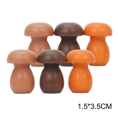 игрушки Montessori штабелеукладчика радуги 6pcs воспитательные деревянные