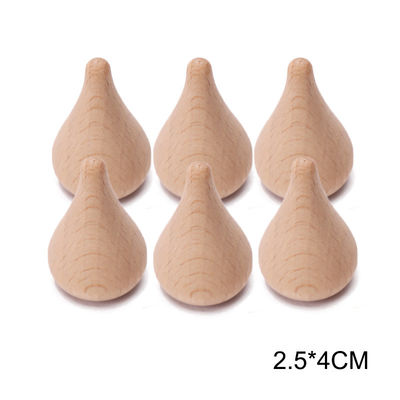 игрушки Montessori штабелеукладчика радуги 6pcs воспитательные деревянные