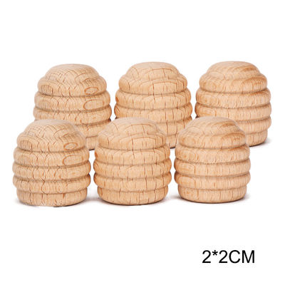 игрушки Montessori штабелеукладчика радуги 6pcs воспитательные деревянные