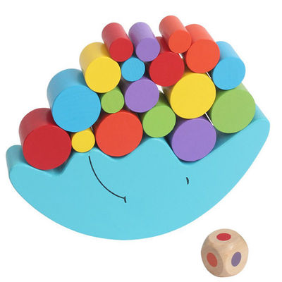 Деревянная игра баланса луны Montessori для предыдущий учить