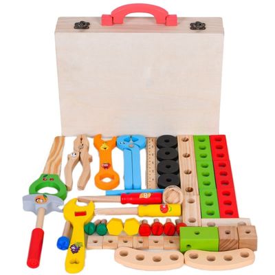 Симуляции ребенк ODM игрушка Toolbox многофункциональной деревянная