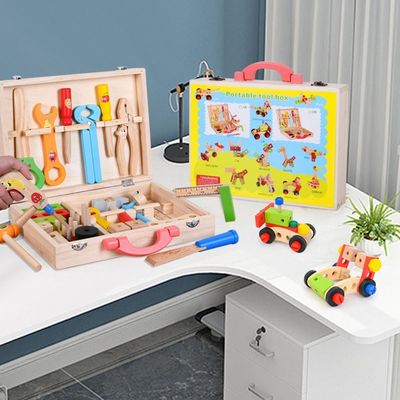 Симуляции ребенк ODM игрушка Toolbox многофункциональной деревянная